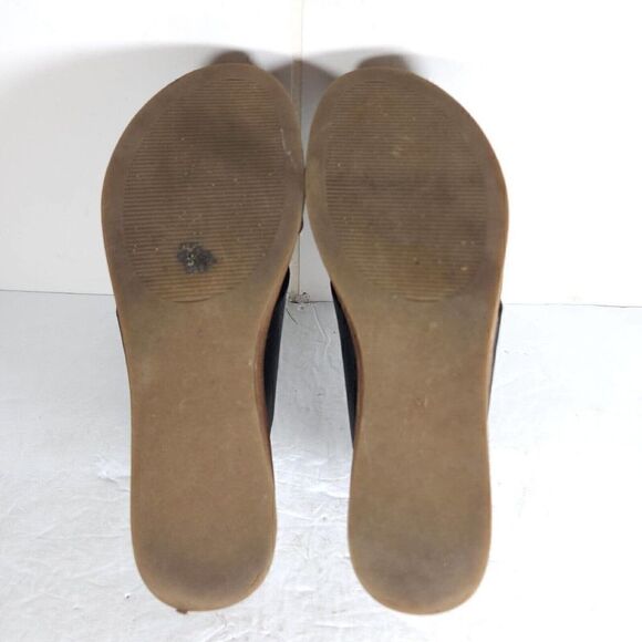 Coconuts By Matisse Women's Study US 8M Black Wedge Slide Sandals Shoes - Picture 13 of 14